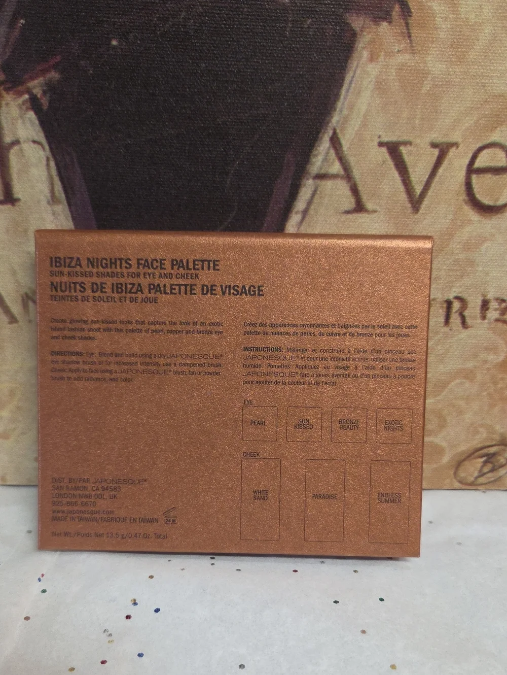 Japonesque Ibiza Nights Face Palette - Orange Tones